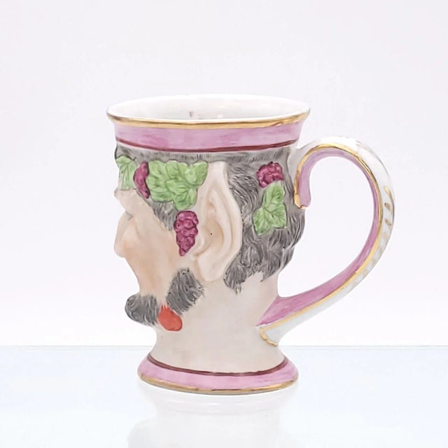 Mid 19th Century Bacchus English Porcelain Cup With Various Glazes Circa 1840. For Sale - Image 5 of 12