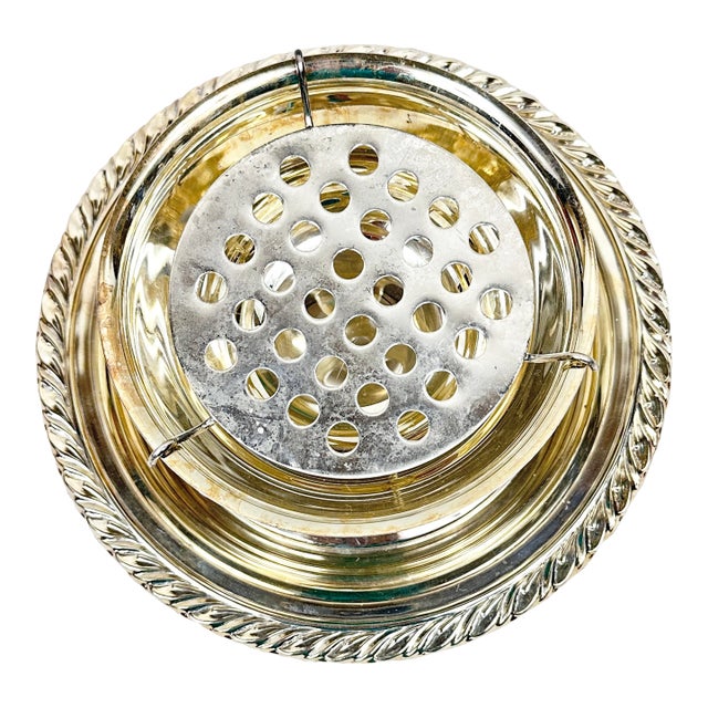 Vintage Oneida Silver-Plated Flower Frog For Sale