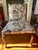Antique Designer Fabric Upholstered Side Chairs - a Pair For Sale - Image 4 of 12