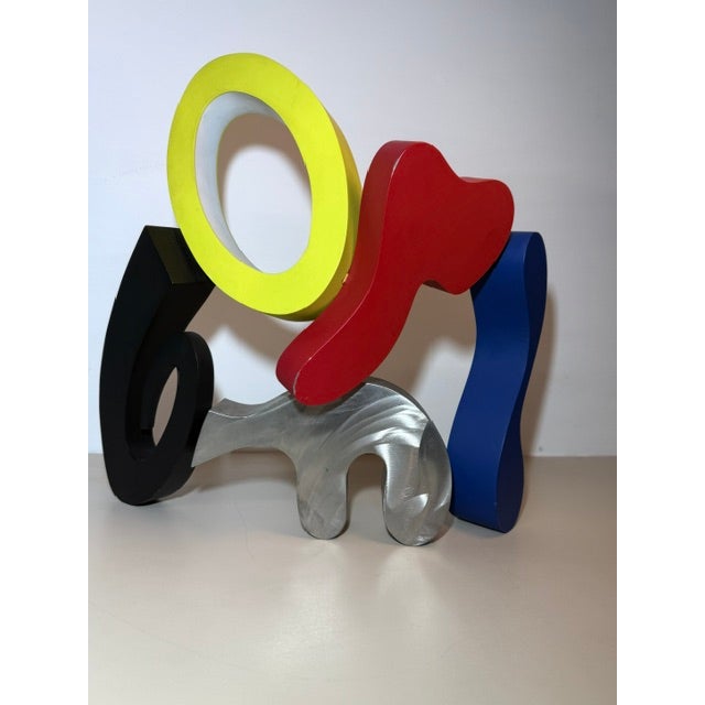 Brad Howe "Atlas Melody" Signed Limited Edition Metal Sculpture, 5/20, 1994 For Sale - Image 9 of 13