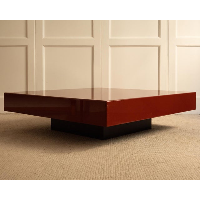 Paint Lacquered Coffee Table, Italy, 1970s For Sale - Image 7 of 7