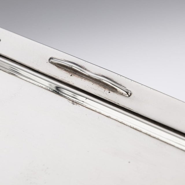 20th Century English Silver Casket, Sheffield, 1915 For Sale - Image 17 of 18