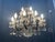 1950s Vintage Bronze Crystal Chandelier 15 Lights, 1950s For Sale - Image 5 of 13