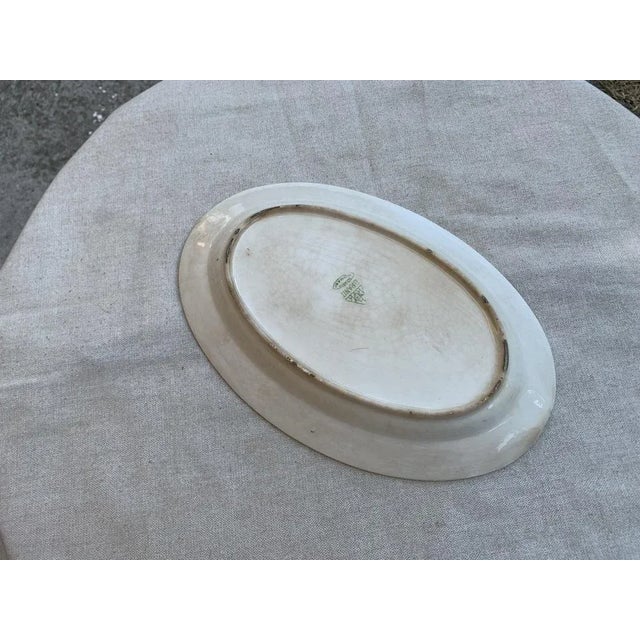 Large White Oval Serving Dish, 1950, in Good conditions. Designed 1950 to 1959 I have official proof of authenticity such...