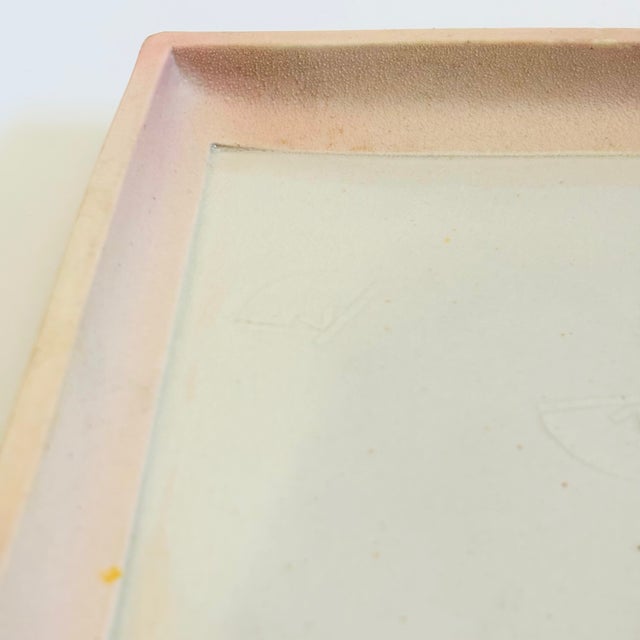 Kazuo Takiguchi Pottery Square Plate For Sale - Image 9 of 12