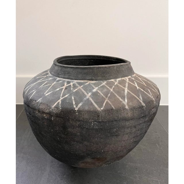 Chinese Chinese Banshan Style Unglazed Earthenware Jar For Sale - Image 3 of 7