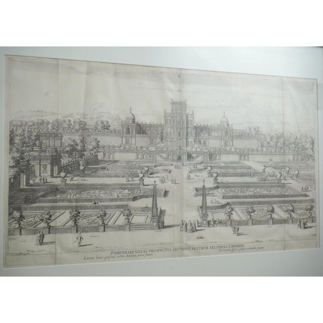 Set of 4 Italian Landscape Engraving Prints in Frames For Sale - Image 4 of 15
