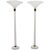 White Sandblasted Lucite Torchere by Karl Springer - Pair For Sale - Image 8 of 8