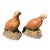 Pair of Glazed Ceramic Bobwhite Quail For Sale