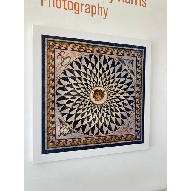 William Gray Harris Photograph on Canvas “ Roman Mosaic With Gorgon Head" For Sale In Los Angeles - Image 6 of 11