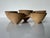 1980’s Vintage Sculptural Studio Art Pottery Connected Bowl Centerpiece, Signed For Sale - Image 4 of 12