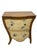 Vintage Coastal Seashell Motif Bombé Two-Drawer Accent Chest For Sale - Image 4 of 12