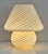 Yellow Large Murano Mushroom Table Lamp in Soft Yellow Swirl Glass, 1970s For Sale - Image 8 of 16