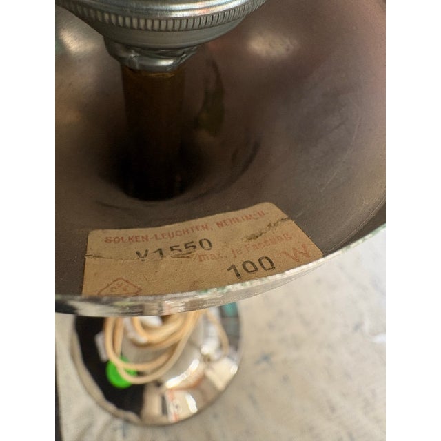 1970s German Sölken Leuchten Chrome Lamps - a Pair For Sale - Image 9 of 9