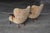 Prague Chairs in Real Sheepskin from Madsen & Schübel, Denmark, 1960s, Set of 2 For Sale - Image 10 of 12