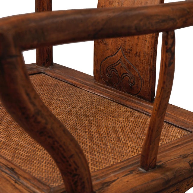 Brown High Backed Executive Armchair For Sale - Image 8 of 9