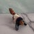 Mid-Century Folk Art Pottery Painted Figural Flute Whistle For Sale - Image 4 of 4