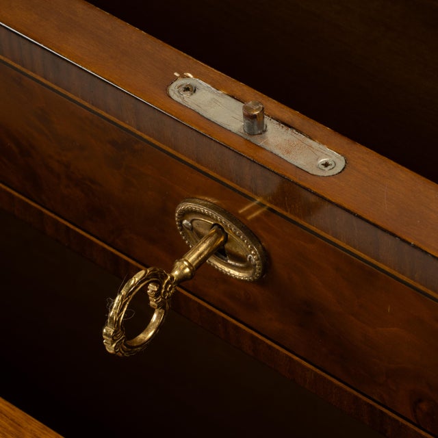 1980s Empire Style Chest of Drawers W/ Griffin Motifs &Hidden Drawer, Neoclassical Dresser For Sale - Image 10 of 18