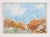 Small oil on canvas board painting of impressionist sand dunes. Signed W Rust lower right corner. Unframed, some...