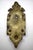 1930s Spanish Revival Hammered Brass Door Knocker For Sale - Image 4 of 5