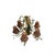 Mid 20th Century Vintage Italian Faux Bamboo Tole Chandelier With Parrots For Sale - Image 5 of 7
