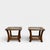 Pair of Late Mid-Century Oak Side Tables With Smoked Glass Tops, Mid-Century Modern, 1970s For Sale - Image 12 of 18