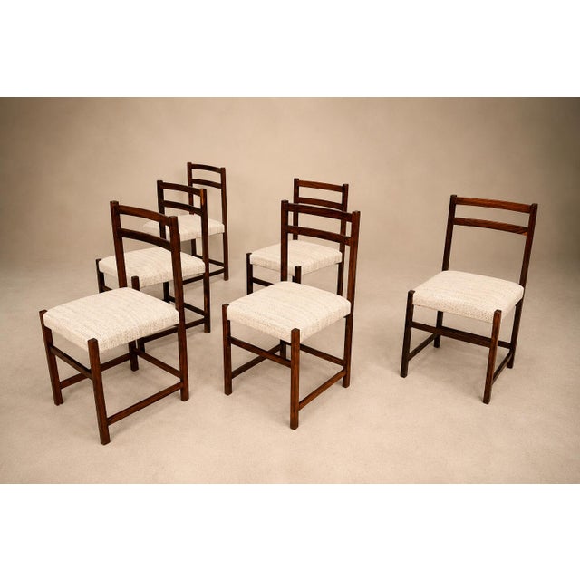 Monumental Set of Twelve Brazilian Modern Rosewood Dining Chairs by Celina Brazil, 1960s For Sale - Image 18 of 18