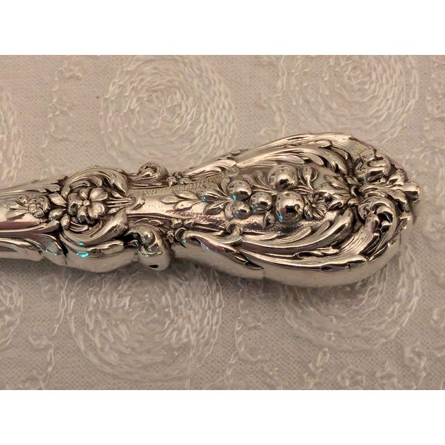 Early 20th Century Early 20th Century Reed & Barton "Francis I" All Sterling Silver Butter Spreaders, Old Mark, Lot of 8 For Sale - Image 5 of 11