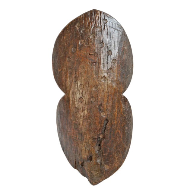 Antique Original Dogon African Wood Shield For Sale In Los Angeles - Image 6 of 6