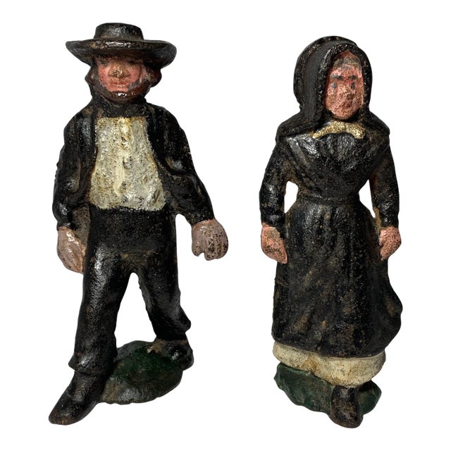 Cast Iron Country Couple For Sale