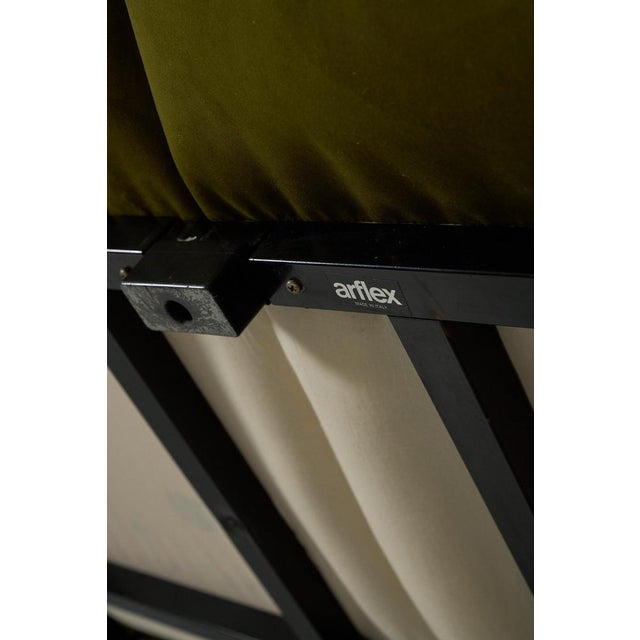 Green Seating Group attributed to Mario Marenco for Arflex, 1970s, Set of 3 For Sale - Image 8 of 12