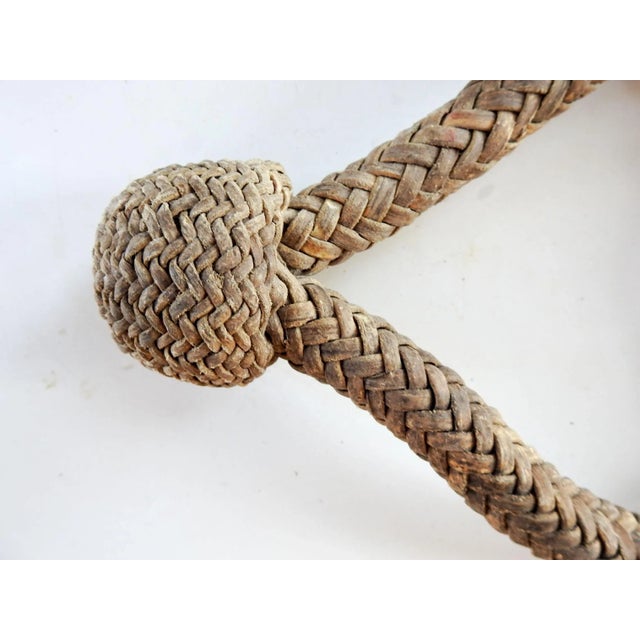 Animal Skin Vintage Handmade Rawhide Bosal & Headstall For Sale - Image 7 of 8