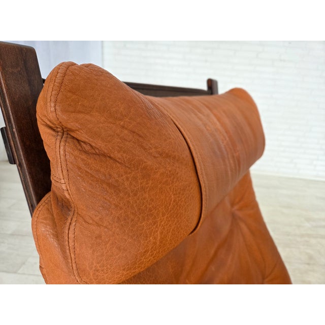 Norwegian Siesta Lounge Chair in Leather by Ingmar Relling for Westnofa, 1970s For Sale - Image 17 of 18