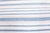Textile Doris Leslie Blau Vintage Indian Dhurrie Striped Blue Beige Rug For Sale - Image 7 of 8