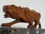 Art Deco Panther in Walnut and Marble, 1920s-1930s For Sale - Image 3 of 11