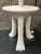 Primitive Tribal Plaster End / Side Table / Floor Lamp For Sale - Image 10 of 12