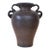 1960s Italian Black Scavo Vase For Sale