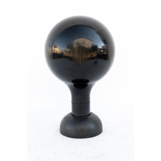 Drive Table Lamp in Black by Adalberto Dal Lago for Bieffeplast-Francesconi, 1970 For Sale - Image 3 of 6