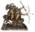 19th Century 19th Century Bronze Sculpture “The Education of Achilles by the Centaur Chiron” After F. Rude For Sale - Image 5 of 11