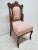 Antique Victorian Eastlake Desk Side Chair 19th Century For Sale - Image 4 of 13