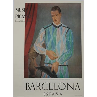 Arlequin Poster after Pablo Picasso For Sale