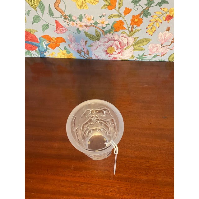 Mid 20th Century Mid 20th Century Lalique Mustang Vase For Sale - Image 5 of 6