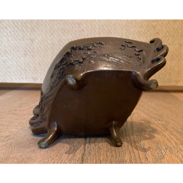 Metal Early 20th Century Rustic European Bronze Incense Burner For Sale - Image 7 of 8