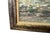 This is a framed signed, oil painting canvas reproduction by Roger Duvall, titled "Casafina" featuring a rustic stone...