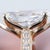 3Ct Lab-Grown Diamond Ring With Earth-Mined Diamond Accents in Solid 14k Gold, Size 6.75 For Sale - Image 10 of 11