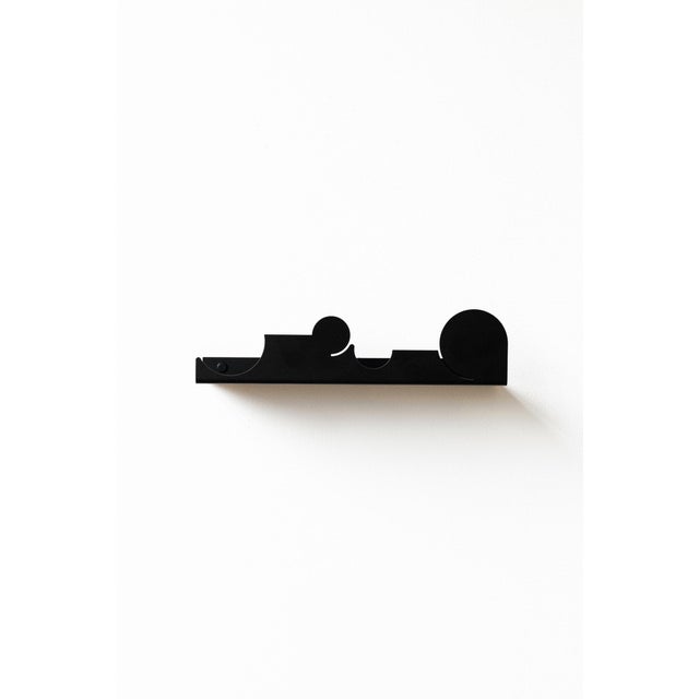 Early 21st Century NVMD Clounds Floating Shelf in Black Steel from EMKO, Set of 2 For Sale - Image 5 of 9
