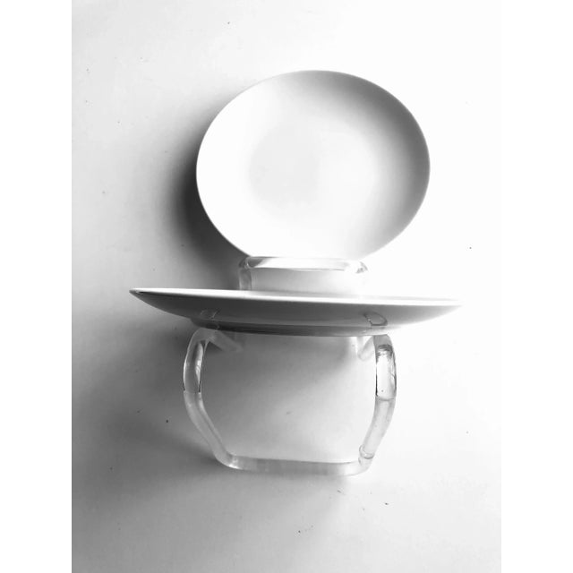 Mid-Century Modern Vintage Amcrest Fine China Bread / Dessert Plates- Set of 3 For Sale - Image 3 of 5