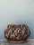 Brown Vintage Handcrafted Woven Rattan Basket For Sale - Image 8 of 12