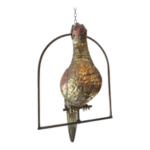 1960s Vintage Tropical Bird Sculpture by Sergio Bustamante