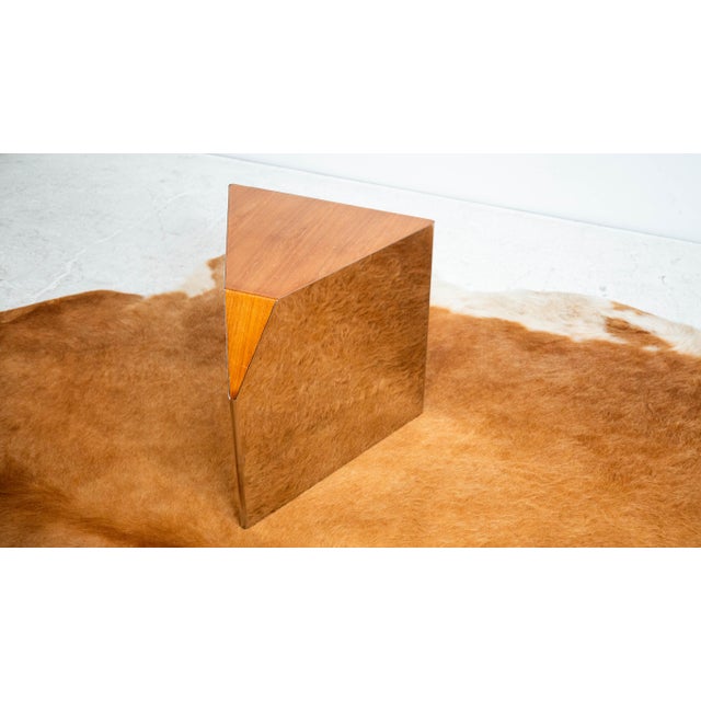 Metal Peninsula Side Table by Angie Anakis for Cinna/Ligne Roset, C. 2009 For Sale - Image 7 of 18